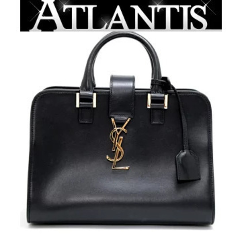 Saint Laurent Paris Baby Cabas bag leather black